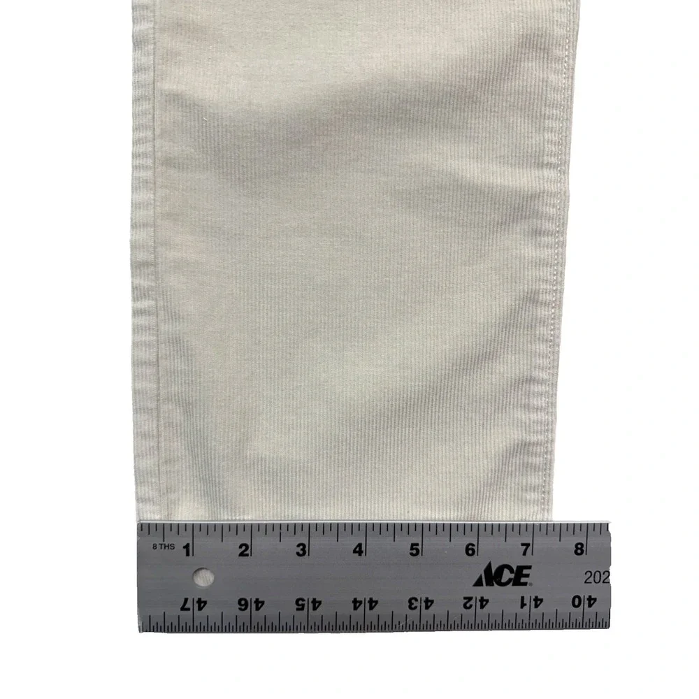 NEW J Crew 30x32 Stone Beige Corduroy‎ Pants 5 Pocket Cord Straight Flex Stretch